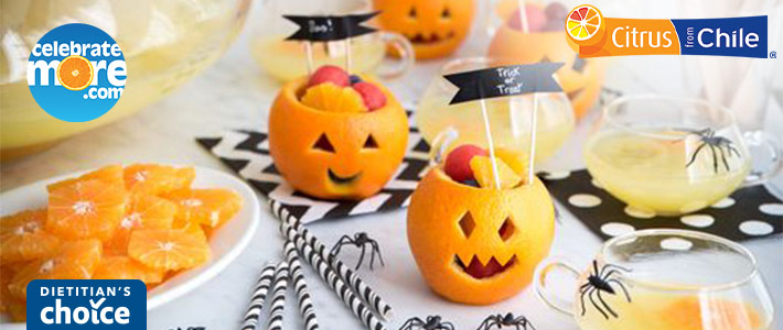 Spook-tacular Fruit Cups