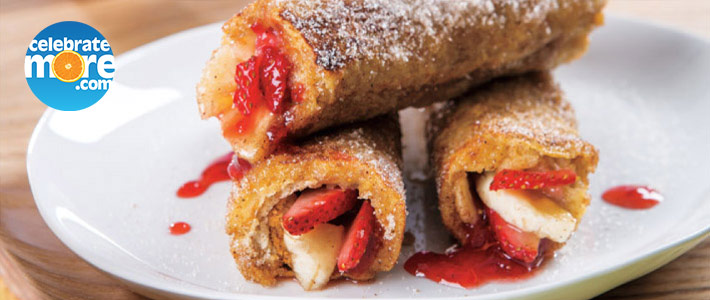 Stuffed French Toast Rolls