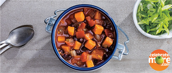 Sweet Potato & Black Bean Chili