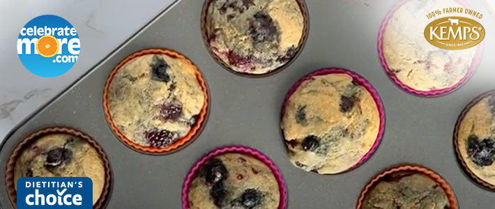 Tri-Berry Muffins