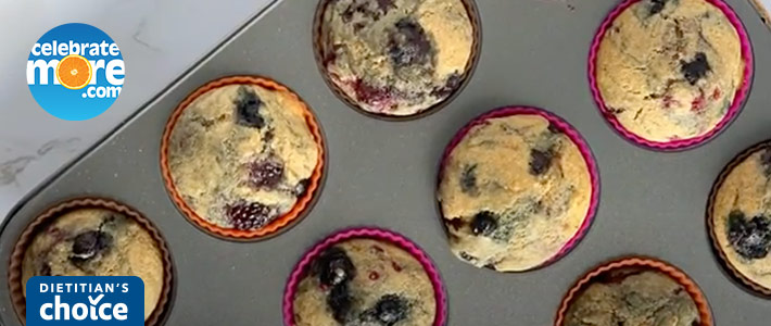 Tri-Berry Muffins