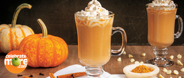 Slow Cooker White Chocolate-Pumpkin Latte