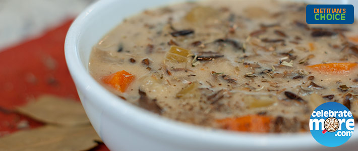 Creamy Mushroom Wild Rice Soup – Pressure Cooker