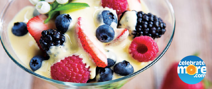 Zabaglione with Fresh Berries