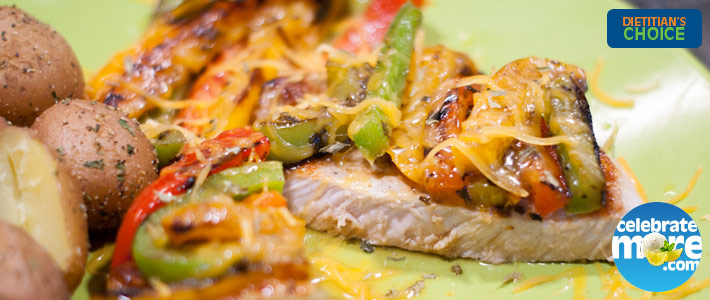 Cheesy Pepper Pork Chops