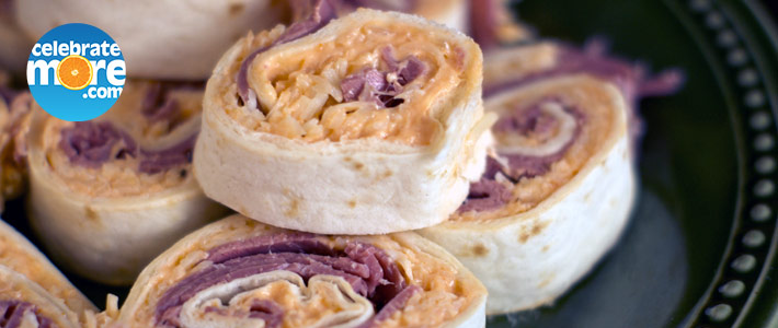 Reuben Tortilla Pinwheels