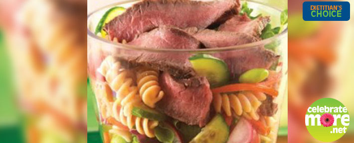 Layered Beef Salad