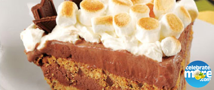 S’mores Ice Cream Pie